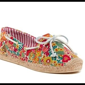 Sperry Espadrille Womens Floral Katama Pink